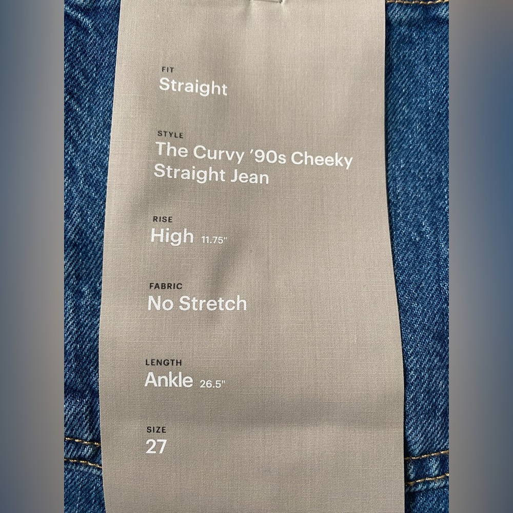 Everlane Curvy 90s Cheeky Straight Jean
